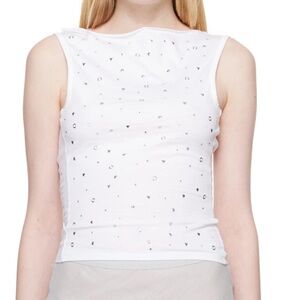 gimaguas stud-embellished cowl tank